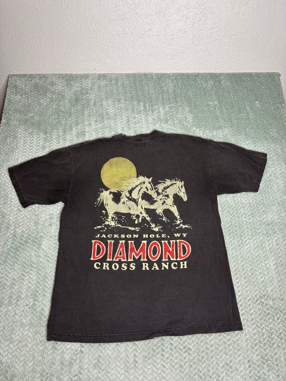 Diamond Cross Ranch Jackson Hole Graphic Tee — Size L